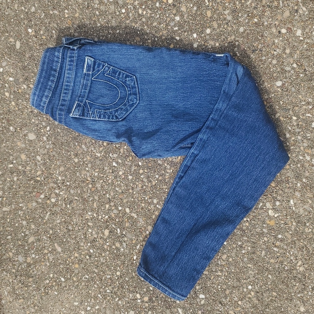 True Religion Skinny Legging Denim Jeans 24 Stretch